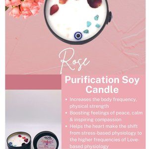 Purification Rose-Scented Soy Candle